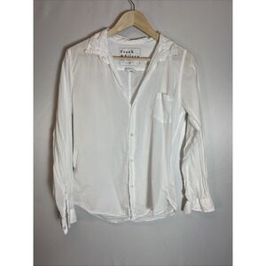 Frank & Eileen Barry Shirt Size Large‎ lightweight coastal Beach button down